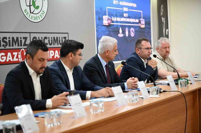 Gaziosmanpaşa Belediyesi İett Yetkilileri İle ‘2024 İett İlçe Belediye Buluşmaları’ Toplantısı Gerçekleştirdi