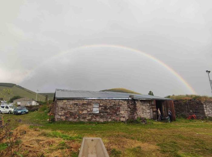Ardahan’da Sağanak Sonrası Gökkuşağı