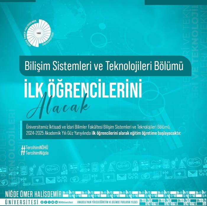 Nöhü’de Yeni Bölümlere İlk Kez Öğrenci Kabul Edilecek