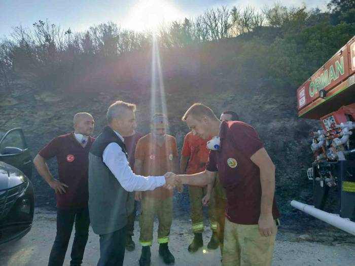 Erdek’teki Yangın Söndürüldü