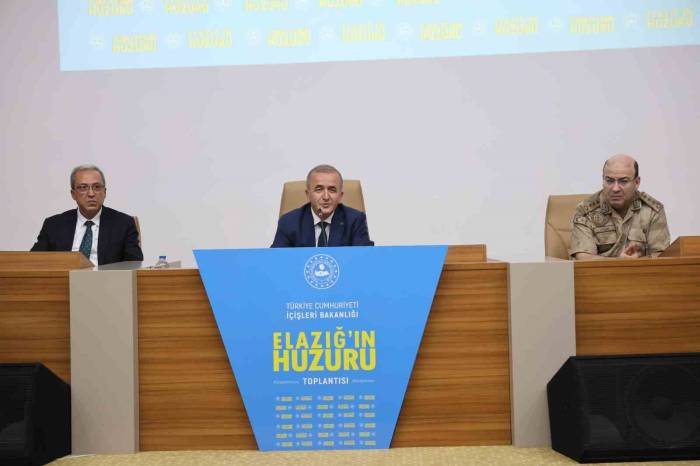 Elazığ’da Asayiş Ve Güvenlik Bilgilendirme Toplantısı