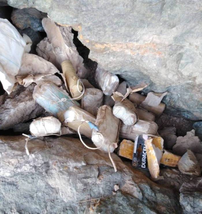 Hakkari’de Tespit Edilen Mağara Ve Sığınakta Mühimmat Ele Geçildi