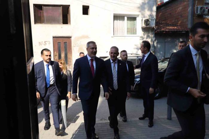 Bakan Fidan’dan Üsküp’te Türkçe Eğitim Veren Okula Ziyaret