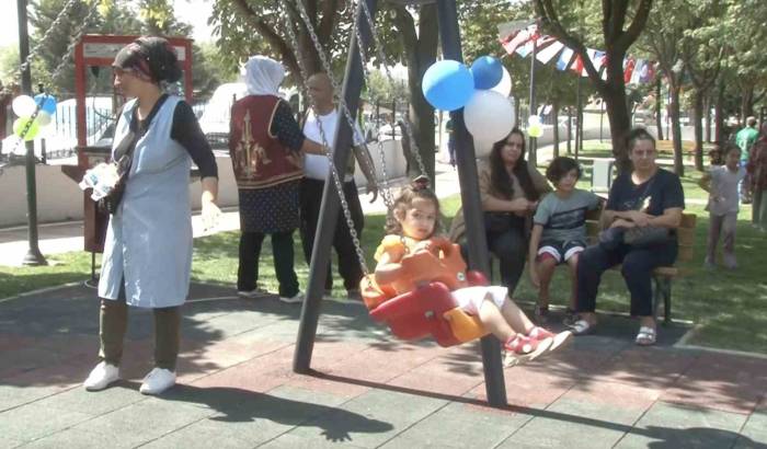 Arnavutköy’de Naim Süleymanoğlu Parkı Açıldı