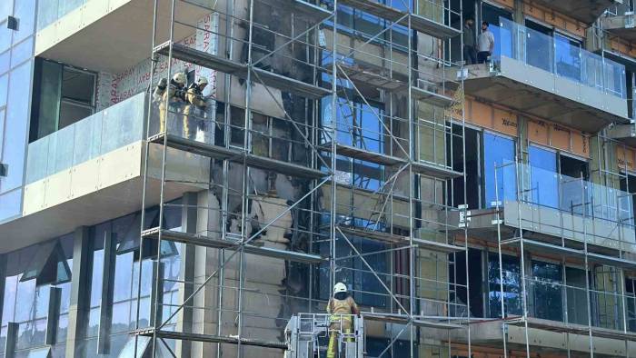 Sarıyer’de İnşaatı 34 Yıldır Bitmeyen Rezidansta Yangın Paniği