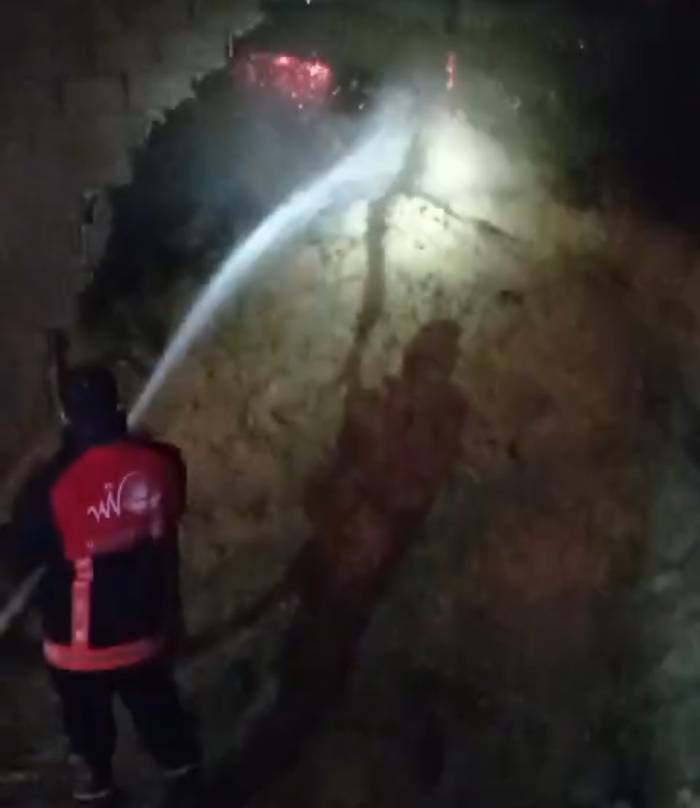 Van’da Samanlık Yangını