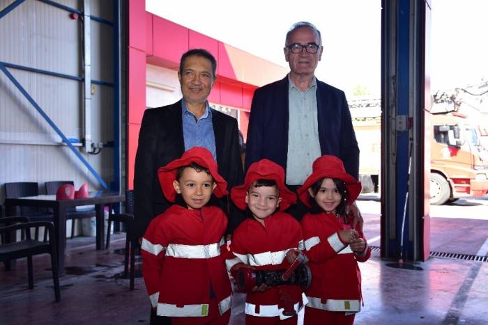 Miniklere Uygulamalı İtfaiye Eğitimi