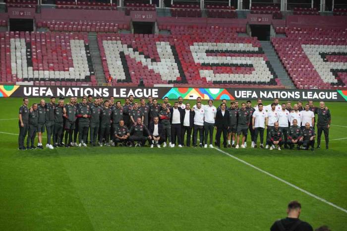 Türkiye Ve Karadağ, 19 Mayıs Stadyumu’nda Maça Hazırlandı