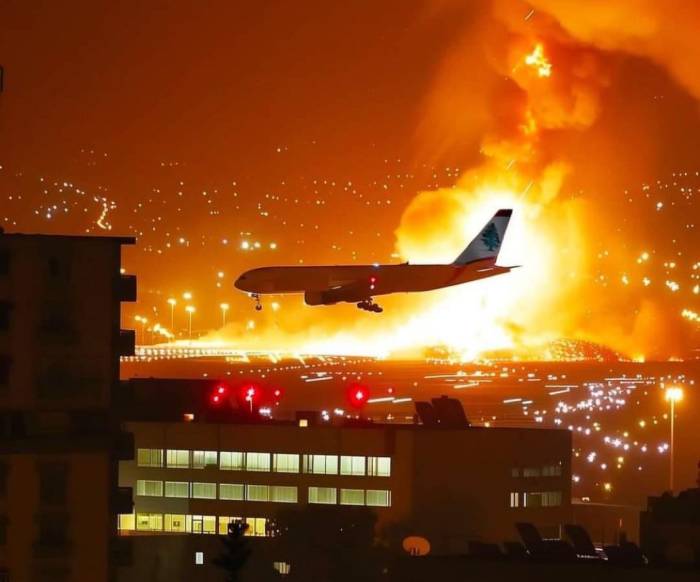 İsrail Beyrut’a 12 Hava Saldırı Gerçekleştirdi