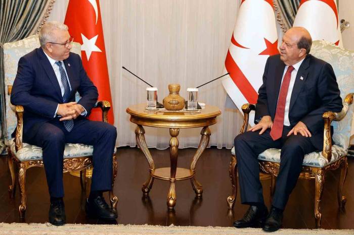 Rektör Prof. Dr. Budak, Kktc Cumhurbaşkanı Tatar’ı Ziyaret Etti