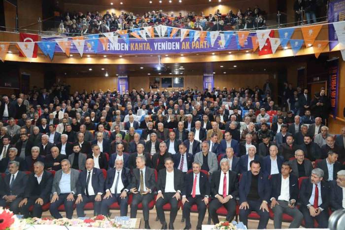 Adıyaman Kahta’ta Ak Parti 8. Olağan İlçe Kongresi Gerçekleştirildi