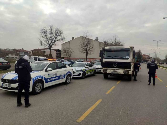 Sakarya’da Ağır Tonajlı Araçlara Denetim