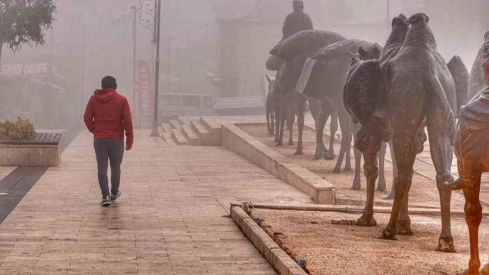 Yoğun Sis Mistik Atmosfer Oluşturdu