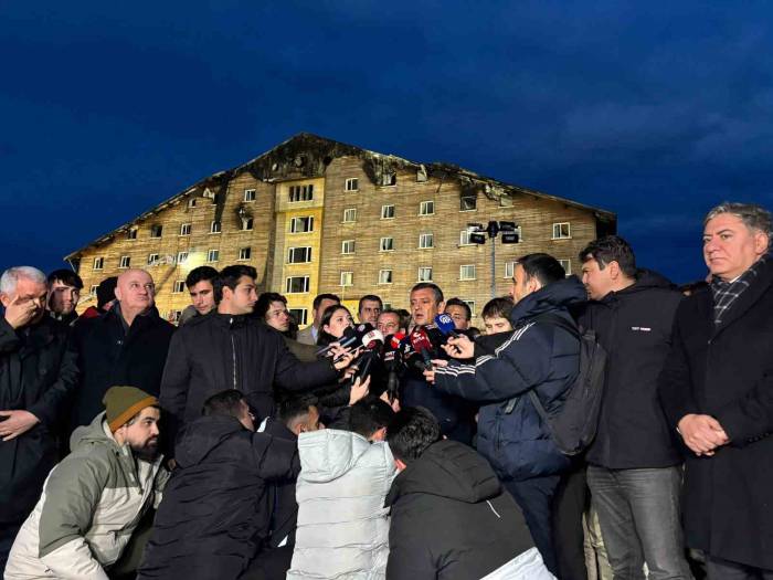 Özgür Özel: "(Bolu’daki Otel Yangını) Adamın Gırtlağına Yapışırlar"