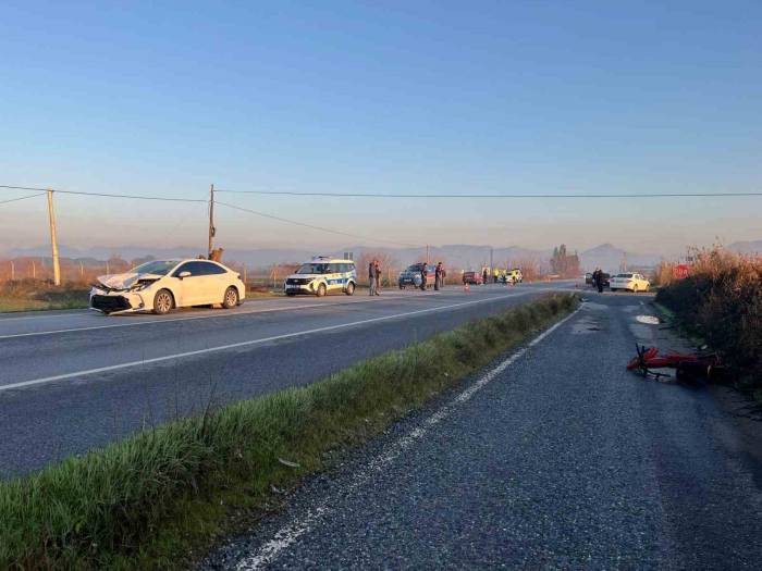 İncirliova’da Otomobil Motosiklete Çarptı: 1 Ölü