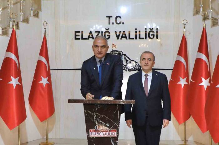 Kültür Ve Turizm Bakanı Ersoy, Elazığ’da