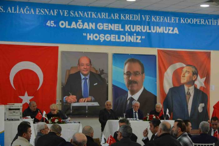 Aliağa Esnaf Ve Sanatkarlar Kredi Ve Kefalet Kooperatifi Birleştirilmiş Olağan Genel Kurul Toplantısı Yapıldı