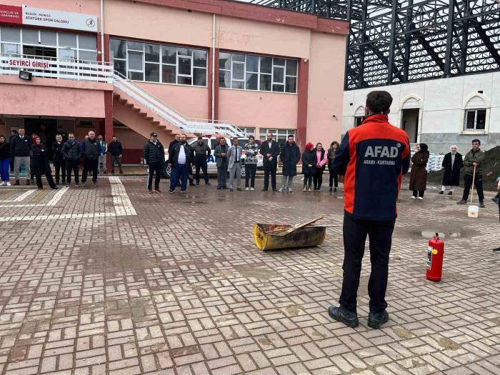 Afad’dan Yangın Eğitimi