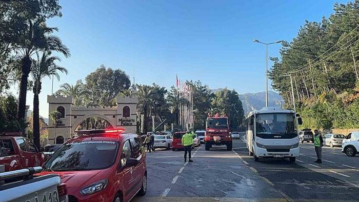Marmaris’te Otel Yangını