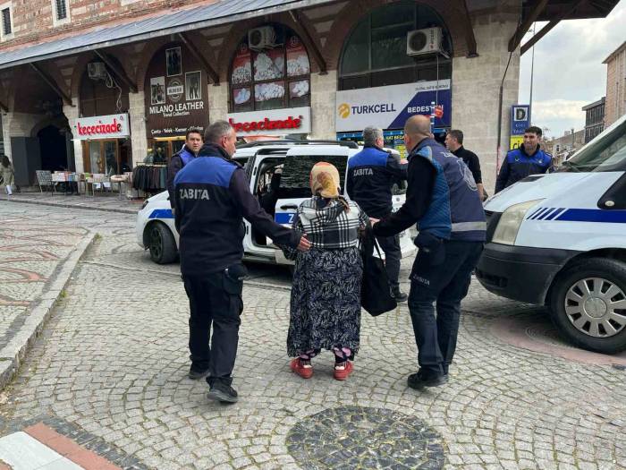 Edirne’de Zabıtadan Dilencilere Ve İşgallere Operasyon