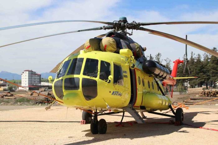 Yangın Söndürme Helikopteri Bolu’da Konuşlandırıldı