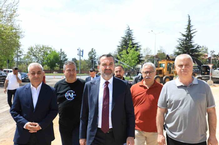 Saha İncelemelerini Sürdüren Başkan Şahin Şerifoğulları’ndan Yoğun Tempo