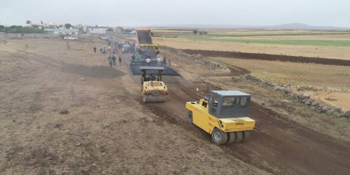 Şırnak’ta Bsk Asfalt Serimi Başladı