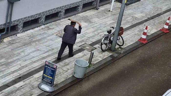 Şehir Merkezinde Dolu Yağışı Etkili Oldu