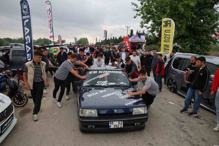 Bafra’da Modifiye Rüzgarı: 500 Araç Sergilendi