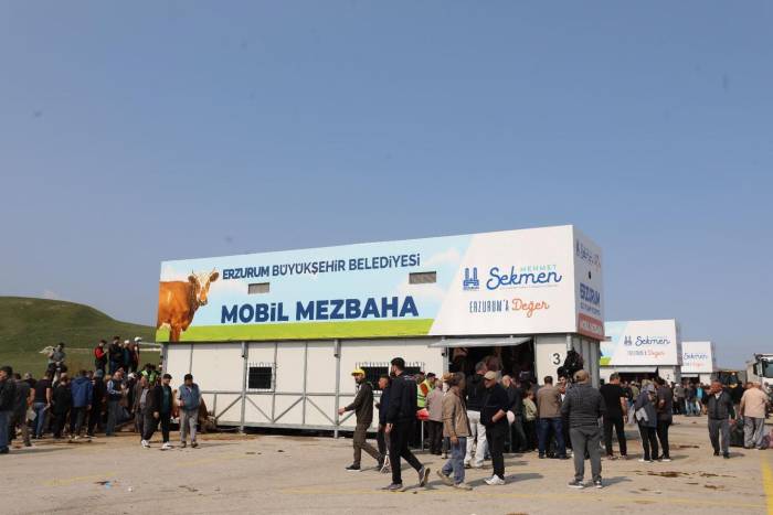 Vatandaş Mobil Mezbahanelere Koştu