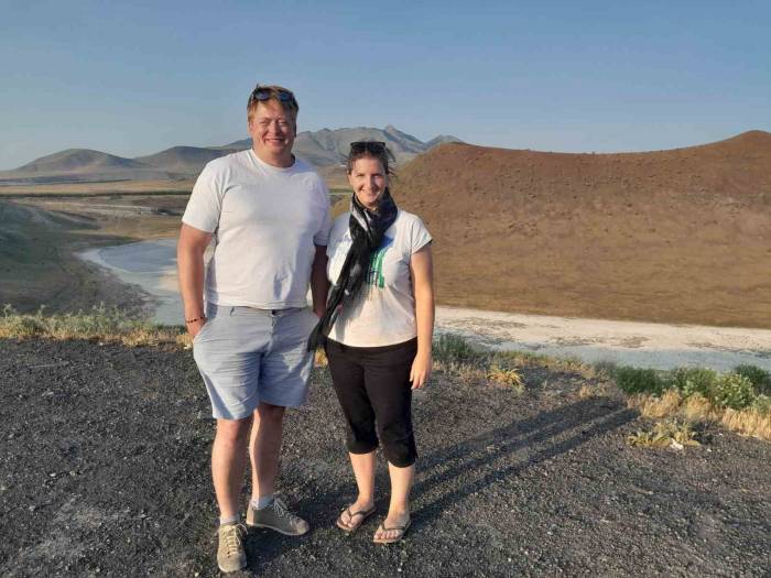 Avusturyalı Çift, Türkiye Turunda Meke Gölü’nde Mola Verdi