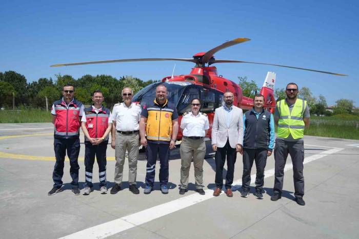 Samsun’daki Ambulans Helikopter 5 Yılda Bin 190 Hastanın İmdadına Yetişti