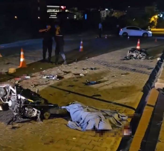 Alanya’da Motosikletler Çarpıştı: 2 Ölü