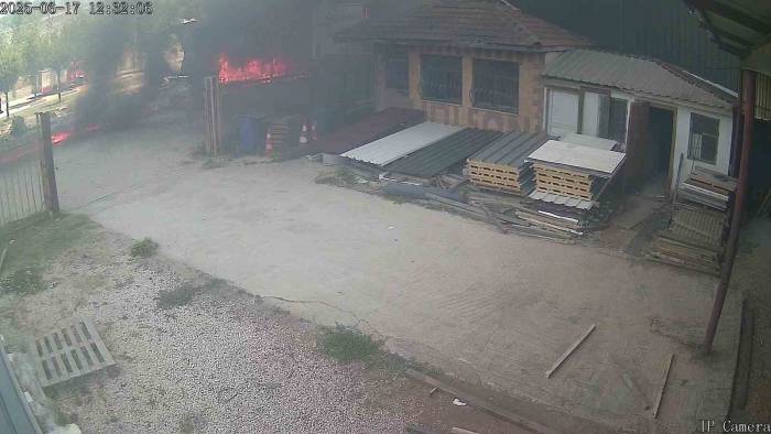 Tır Sürücüsünün Öldüğü Facia Kaza Güvenlik Kamerasında