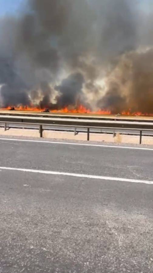 Şanlıurfa’da 100 Dönümlük Buğday Tarlası Küle Döndü