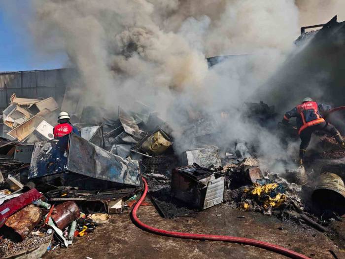 Hurdacılar Sitesinde Yangın