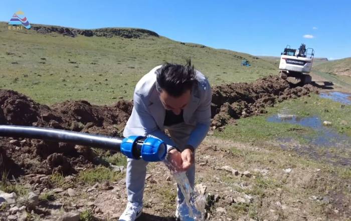 Köylünün Yüz Yıllık Su Hasreti Sona Erdi