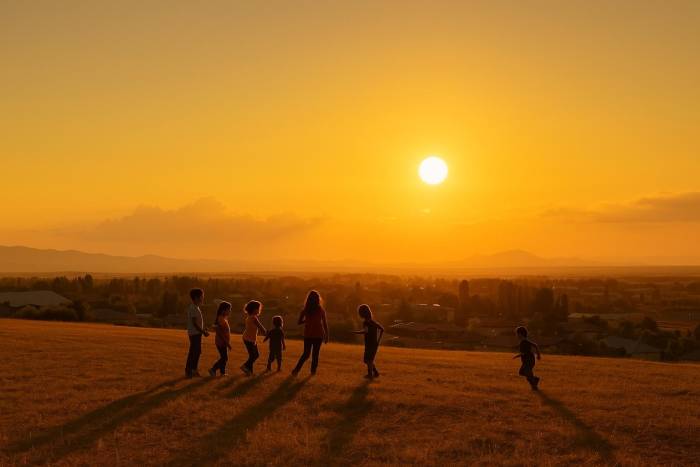 Ağrı’da Gün Batımı Kartpostallık Görüntüler Sunuyor