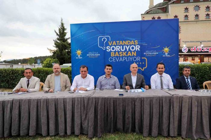 Başkan Özlü, Halk Buluşmalarına Devam Ediyor