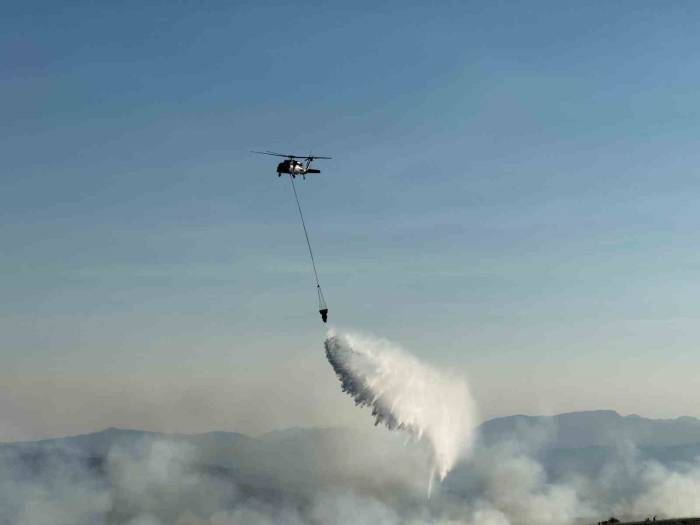 Elazığ’da Örtü Yangınında 500 Dönüm Alan Zarar Gördü