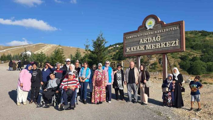 Engelliler Ladik Akdağ’da Doğayla Buluştu