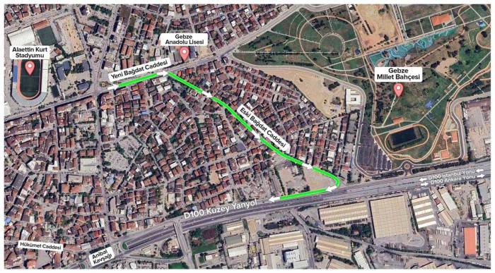 Gebze’de Yeni Trafik Dolaşım Planı Hayata Geçiyor
