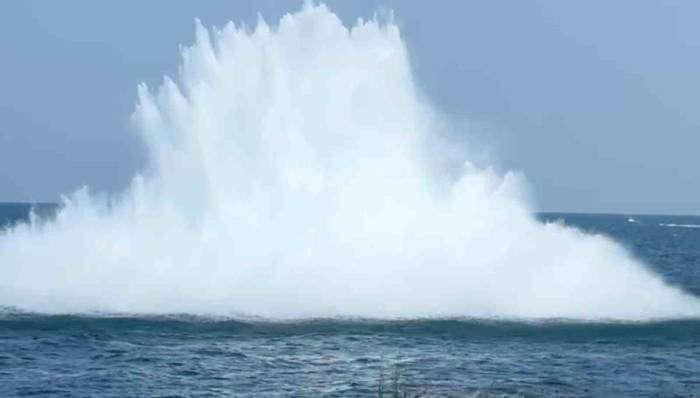 Ordu’da Denizde Bulunan Mayın, Sas Ekipleri Tarafından İmha Edildi