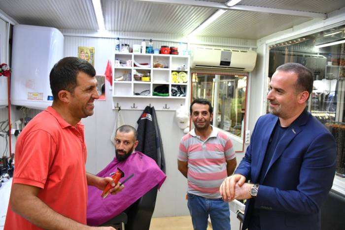 Maginder Başkanı Karademir Kanalboyu Esnafı İle Bir Araya Geldi