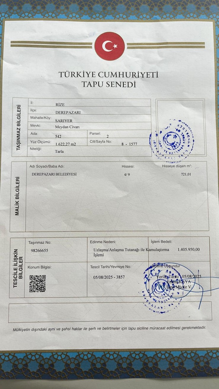 Derepazarı’na Yeni ÇAYKUR Fabrikası Müjdesi