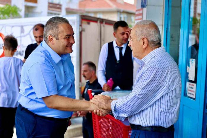 Keçiören Belediye Başkanı Özarslan Keçiören Esnafının Yanında