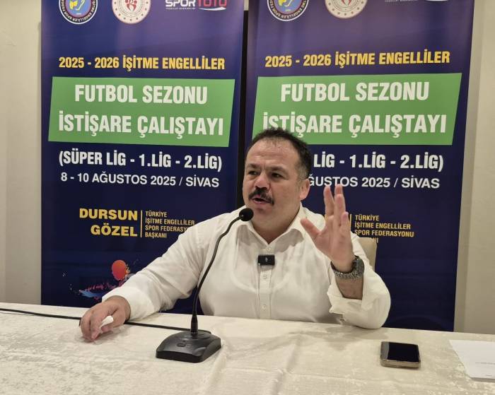 Dursun Gözel: "İşitme Engelliler Futbolunu İleriye Taşıyacağız"