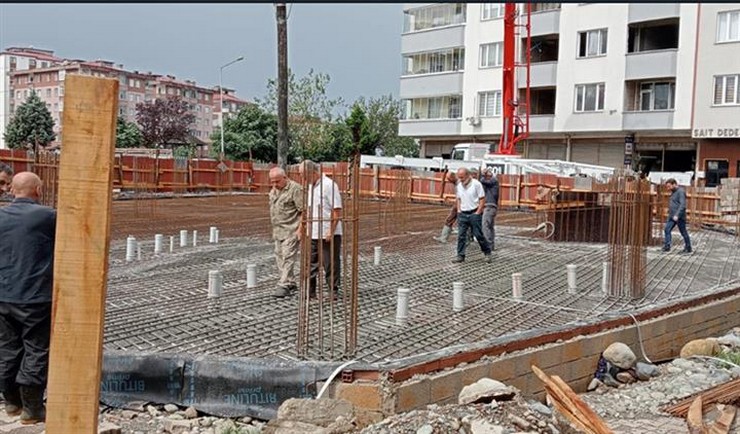Fındıklı’da Ada camii’nin Temeli dualarla atıldı