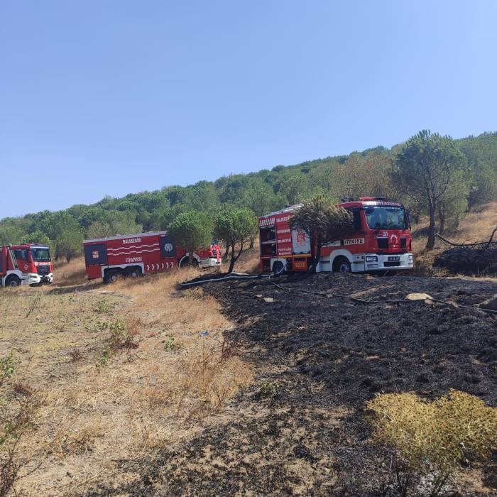 Susurluk’ta Orman Yangını Kontrol Altına Alındı