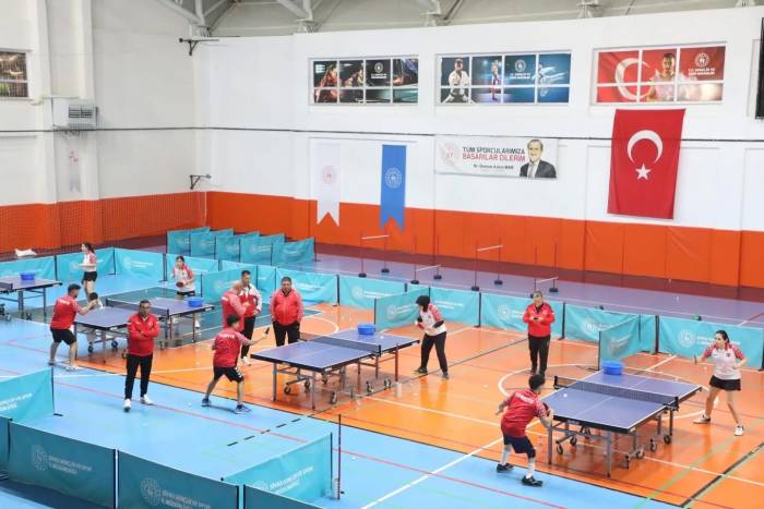 Masa Tenisi Milli Takımı, Sivas’ta Kampa Girdi